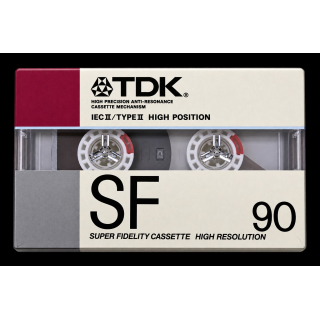 NOS Audio Cassette type II   TDK SF 90